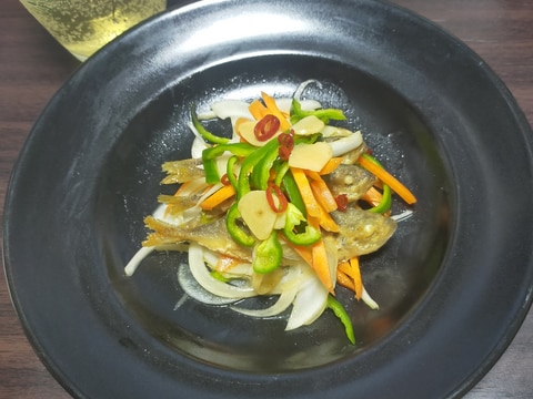 豆鯵の南蛮漬け☆下処理なし簡単!